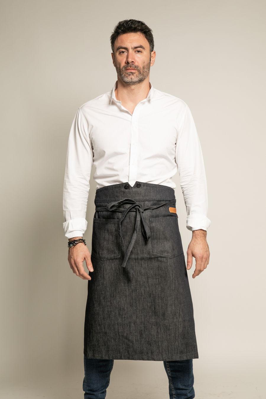 Tablier Théodore — Denim