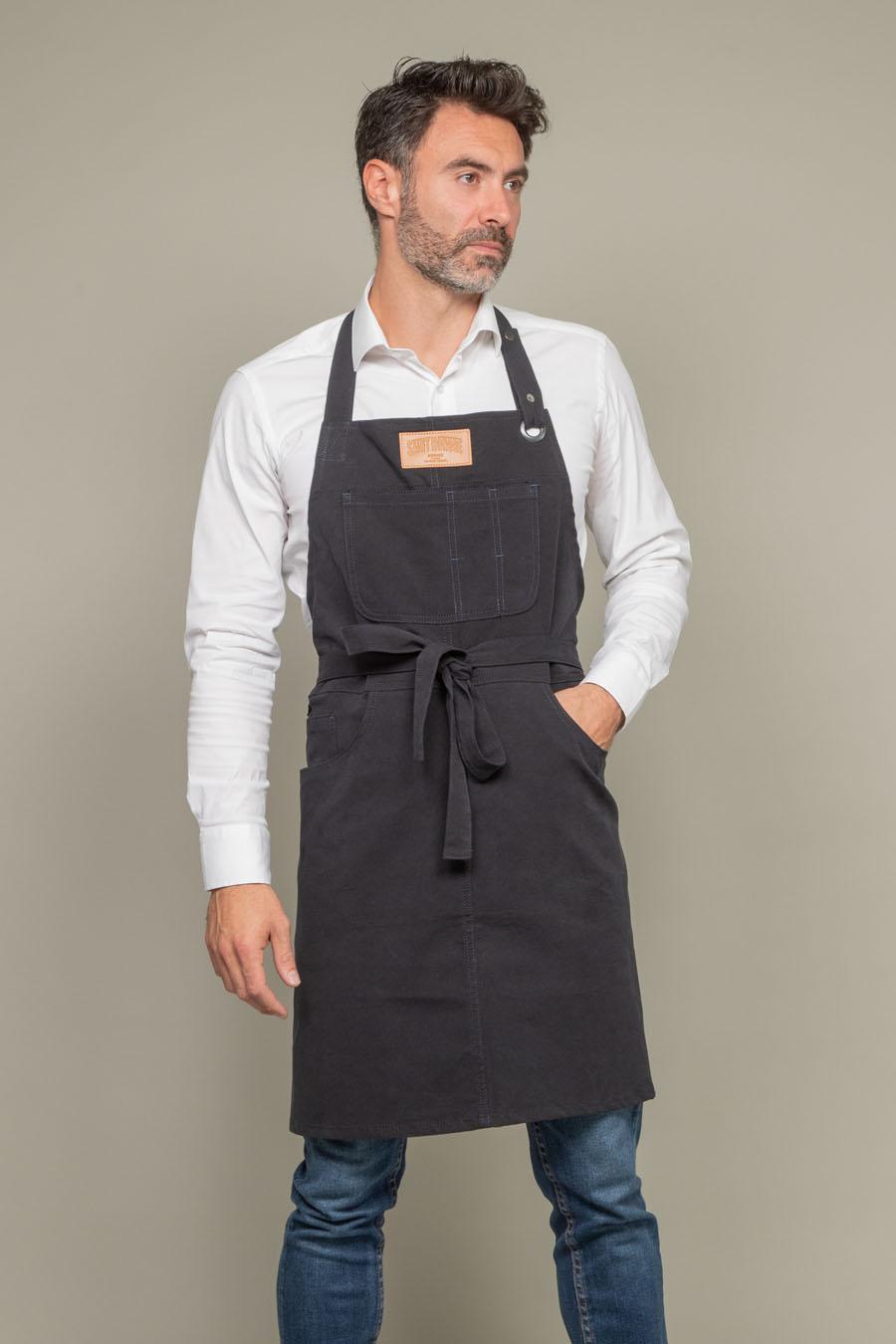 Tablier Léopold — Marine