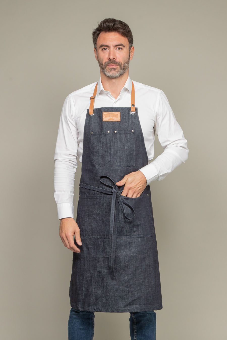 Tablier Clotaire — Denim